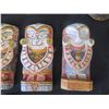 Image 9 : Multiple Nesting Dolls, Curved Stand, Tikis, Wooden Statue, etc