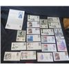Image 1 : Multiple Collectible Post Cards French Resistance Jean Moulin Stamped, etc