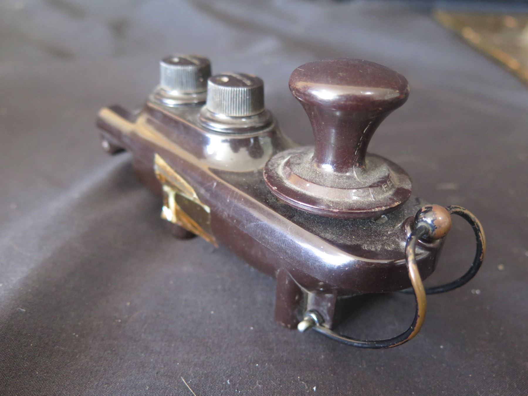 Ww2 Key Rack Vintage Morse Code Key from 'Silent Key' Sale from WW2 Bomber
