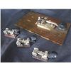 Image 1 : Qty 4 Morse Code Tap Keys - 1 on Wood Base ZA34885