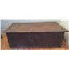 Image 1 : Carved Wooden Chest w/ Metal Hardware 29"x16"x9"H