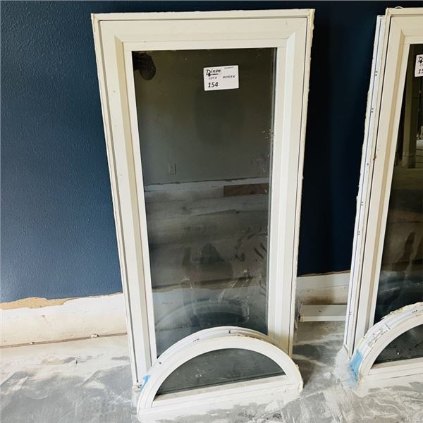 PGT IMPACT WINDOW WITH ARCH TOP WINDOW APPROX 23.75 " X 48.25"  ARCH APPROX 23.75" X 10.5"  SEE PHOT