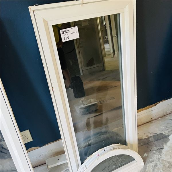 PGT IMPACT WINDOW WITH ARCH TOP WINDOW APPROX 23.75 " X 48.25"  ARCH APPROX 23.75" X 10.5"  SEE PHOT
