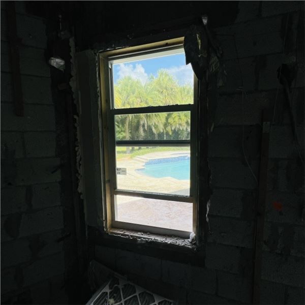 PGT IMPACT WINDOW WINDOW APPROX 28.25" X 55.75" SEE PHOTOS ITEMS WILL BE REMOVED AND READY FOR PICKU