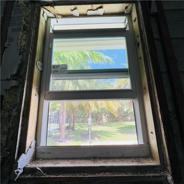 PGT IMPACT WINDOW WINDOW APPROX 23" X 34.75" SEE PHOTOS ITEMS WILL BE REMOVED AND READY FOR PICKUP. 