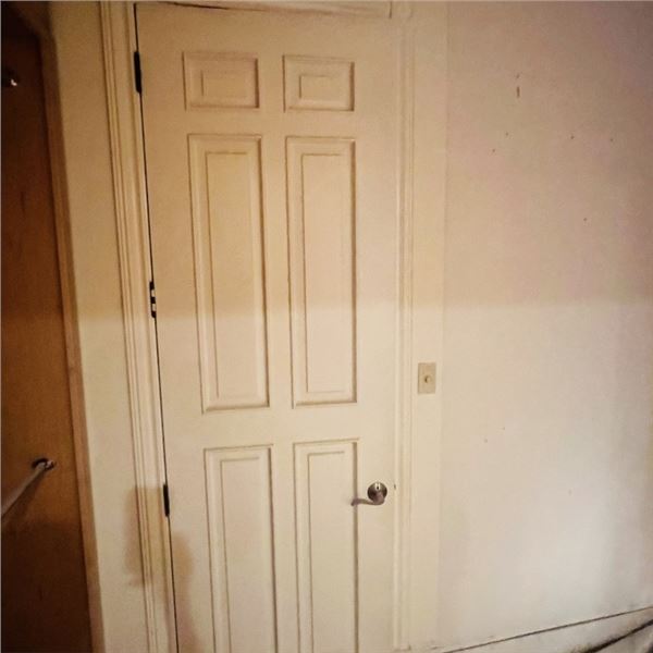 SOLID WOOD  DOOR WITH FRAME DOOR APPROX 30." X 95." SEE PHOTOS ITEMS WILL BE REMOVED AND READY FOR P