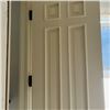 Image 1 : SOLID WOOD  DOOR WITH FRAME DOOR APPROX 26.25" X 95." SEE PHOTOS ITEMS WILL BE REMOVED AND READY FOR