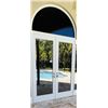 Image 1 : PGT IMPACT  DOUBLE DOOR WITH ARCH TOP DOOR APPROX 71" X 95"  ARCH APPROX 31.5" X 71" SEE PHOTOS ITEM
