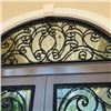 Image 2 : PGT IMPACT  GRAND ENTRANCE DOOR SET / ARCH INCREDIBLE DOOR SET WITH METAL SCROLL WORK HEAVY DUTY DOO