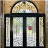 Image 3 : PGT IMPACT  GRAND ENTRANCE DOOR SET / ARCH INCREDIBLE DOOR SET WITH METAL SCROLL WORK HEAVY DUTY DOO