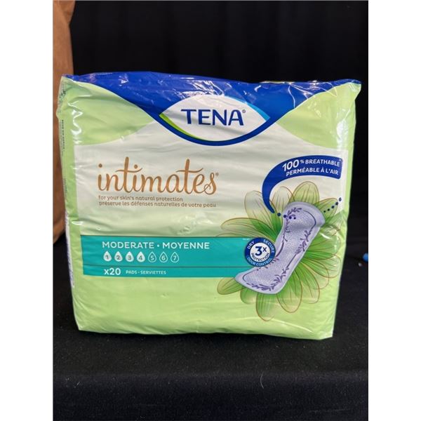 8X TENA INTIMATES MODERATE- 20 PADS