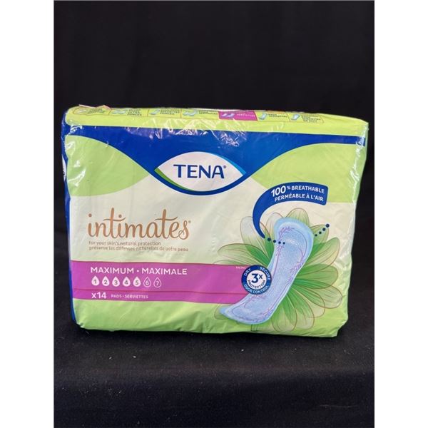 8X TENA INTIMATES MAXIMUM- 14 PADS