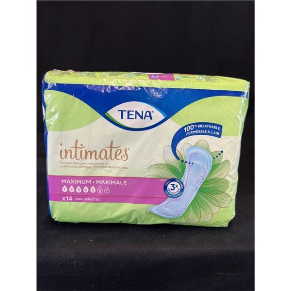 8X TENA INTIMATES MAXIMUM- 14 PADS