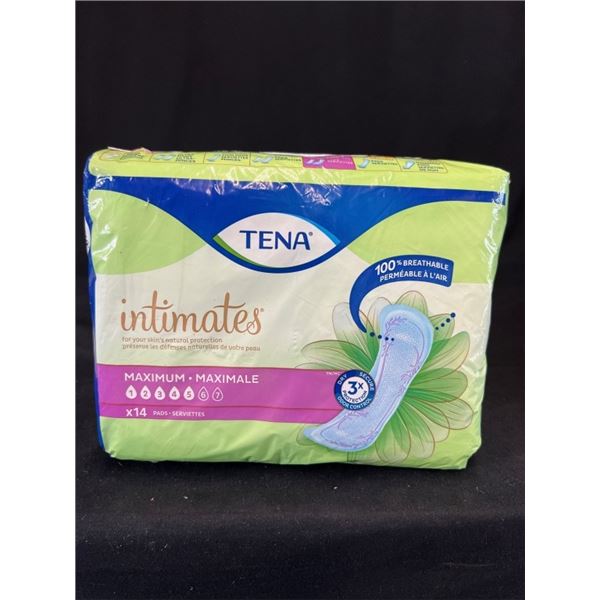 8X TENA INTIMATES MAXIMUM- 14 PADS