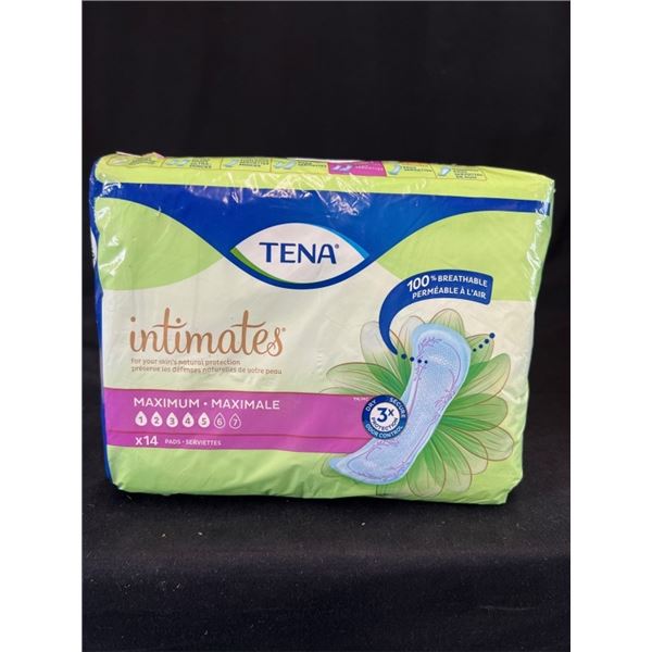 8X TENA INTIMATES MAXIMUM- 14 PADS