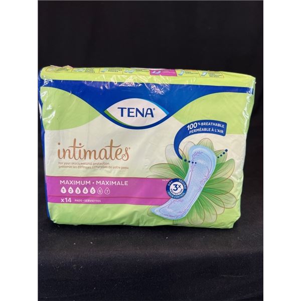 8X TENA INTIMATES MAXIMUM- 14 PADS