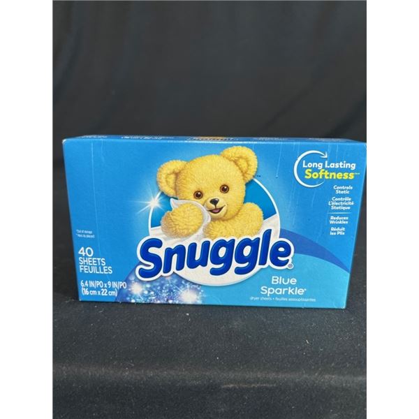 27X SNUGGLE DRYER SHEETS BLUE SPRAKLE 40 SHEETS