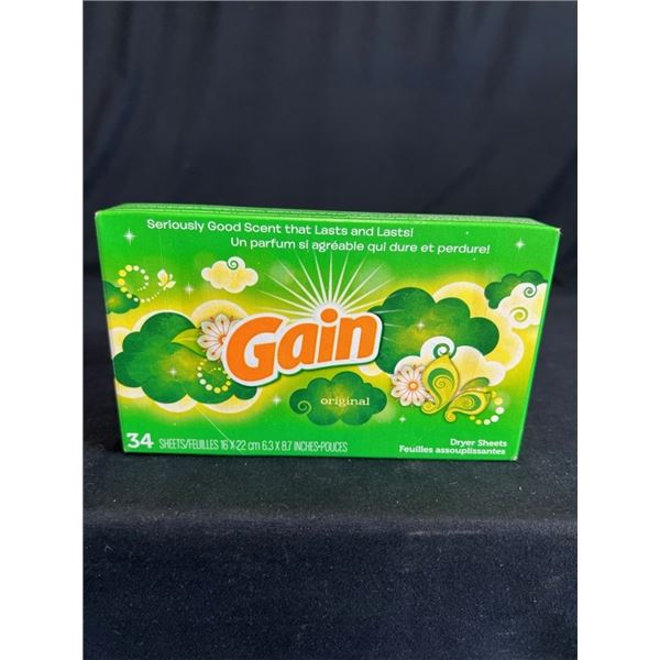 36X GAIN ORIGINAL DRYER SHEETS 34 SHEETS