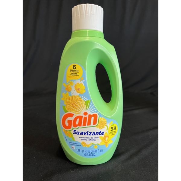 11X GAIN FABRIC SOFTNER 50 FL OZ 58 LOADS