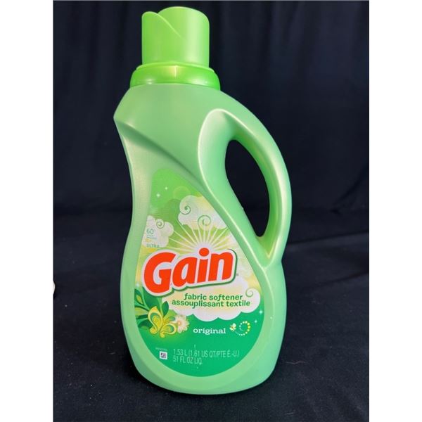 8X GAIN FABRIC SOFTNER 51 FL OZ 60 LOADS ORIGINAL