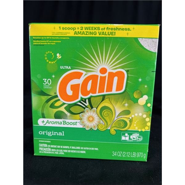 11X GAIN LAUNDRY SOAP 34 OZ 30 LOADS ORIGINAL