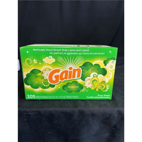 6X GAIN DRYER SHEETS ORIGINAL 105 SHEETS