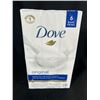 Image 1 : 10X DOVE BODY SOAP 6 BARS 22.5 OZ TOTAL ORIGINAL