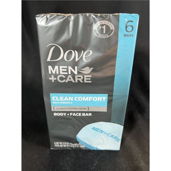 10X DOVE MEN + CARE BODY SOAP 6 BARS 22.5 OZ
