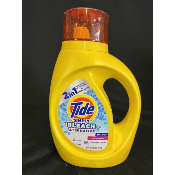 10X TIDE LAUNDRY DETERGENT 31 OZ SIMPLY BLEACH ALT