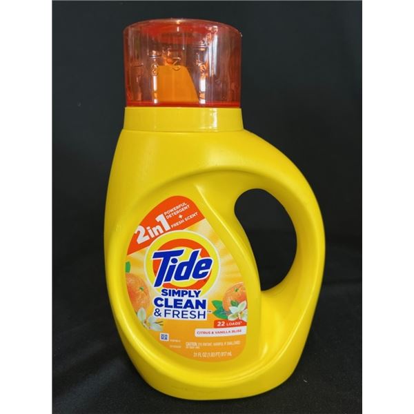 13X TIDE LAUNDRY DETERGENT 31 OZ SIMPLY CLEAN & FR
