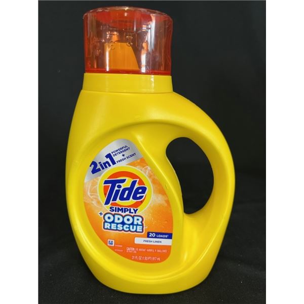 10X TIDE LAUNDRY DETERGENT 31 OZ SIMPLY ODOR RESCU