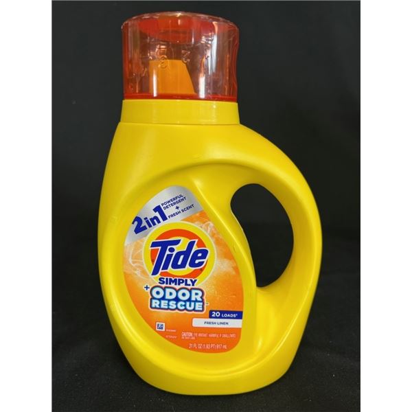 10X TIDE LAUNDRY DETERGENT 31 OZ SIMPLY ODOR RESCU