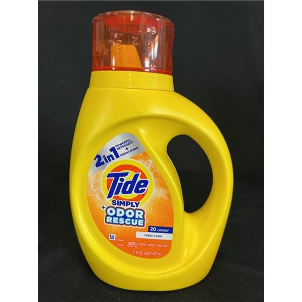 10X TIDE LAUNDRY DETERGENT 31 OZ SIMPLY ODOR RESCU