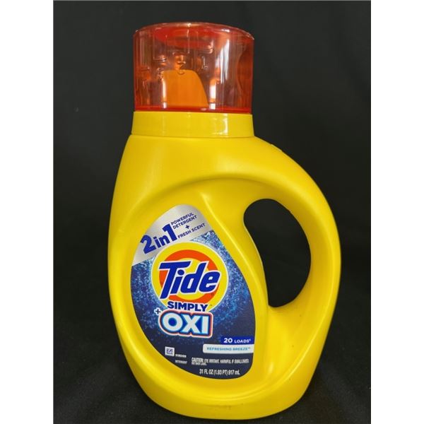 14X TIDE LAUNDRY DETERGENT 31 OZ SIMPLY + OXI