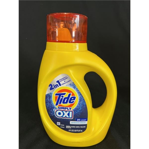 14X TIDE LAUNDRY DETERGENT 31 OZ SIMPLY + OXI