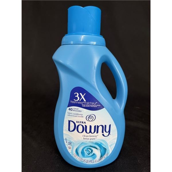 12X 34 OZ ULTRA DOWNY FABRIC CONDITIONER CLEAN BRE