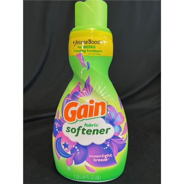 9X GAIN FABRIC SOFTENER 1.23 L 48 LOADS MOONLIGHT