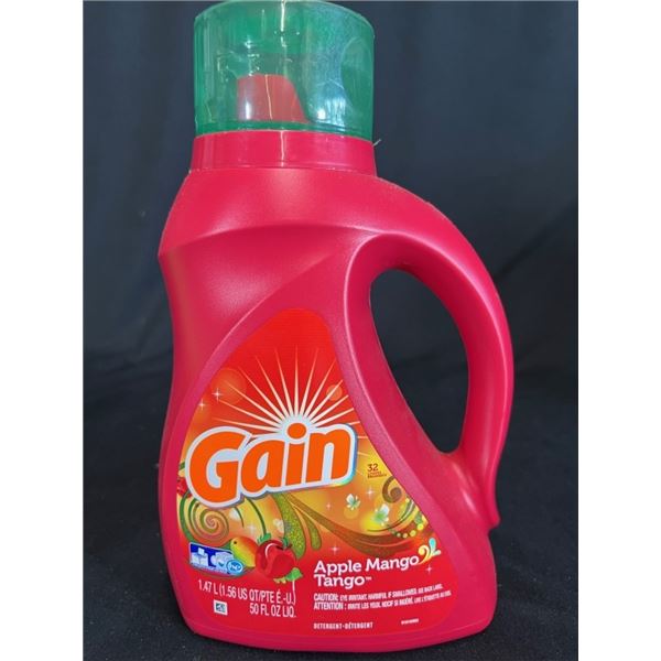 6X GAIN 50 OZ 32 LOADS APPLE MANGO TANGO