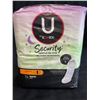 Image 1 : 10X U BY KOTEX SECURITY OVERNIGHT 14 MAXI PADS