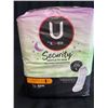 Image 1 : 10X U BY KOTEX SECURITY OVERNIGHT 14 MAXI PADS