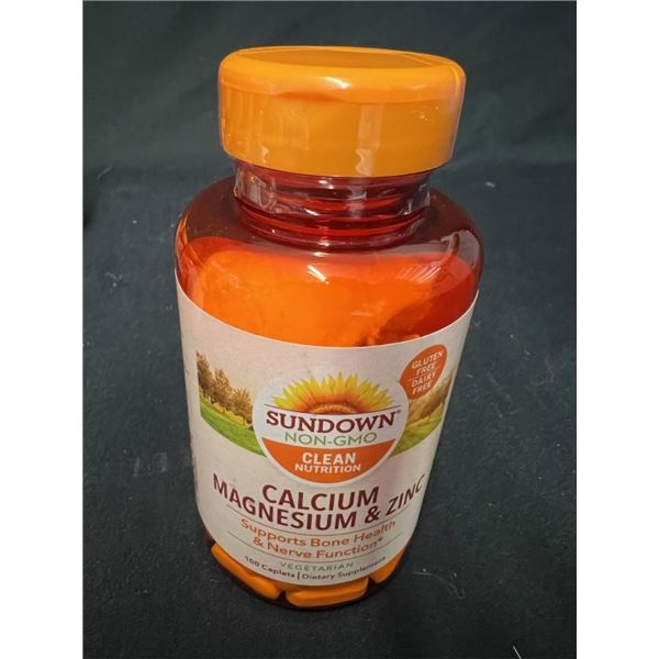 8X SUNDOWN NON GMO CLEAN NUTRITION CALCIUM MAGNESI