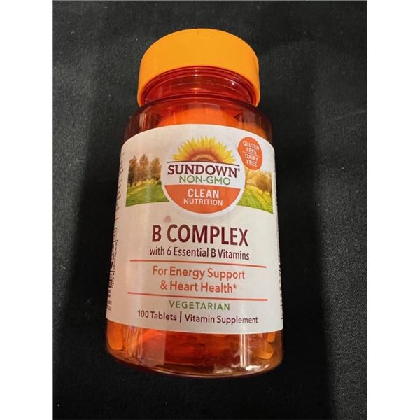 7X SUNDOWN NON GMO CLEAN NUTRITION B COMPLEX