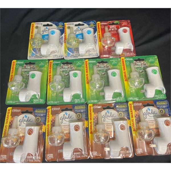 11X GLADE- 1 WARMER AND 1 REFILL 0.67 OZ
