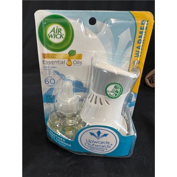 12 AIR WICK 1 WARMER AND 1 REFILL FRESH LINEN 20ML