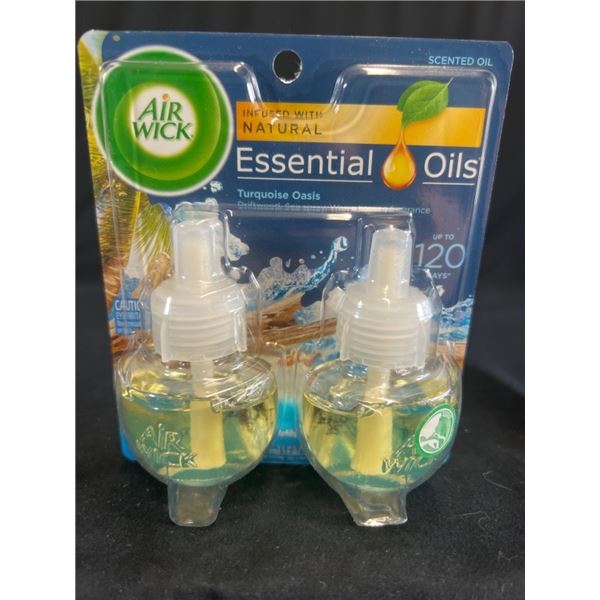 7 AIR WICK 1 WARMER AND 1 REFILL TURQUOISE OASIS