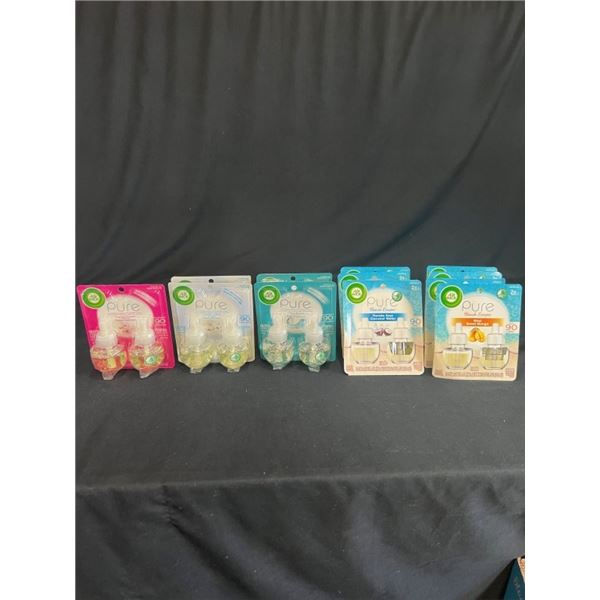 12X AIR WICK 2  REFILLS PURE- MIXED LOT