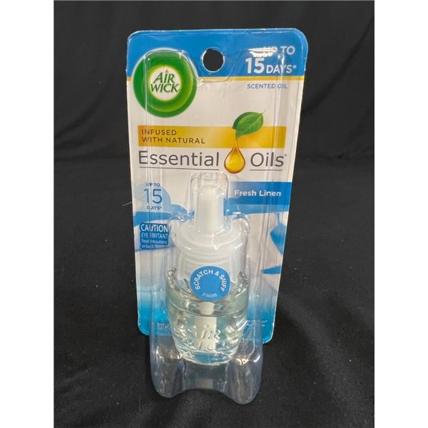 12X AIR WICK ESSENTIAL OILS SINGLE 8 ML FRESH LINN