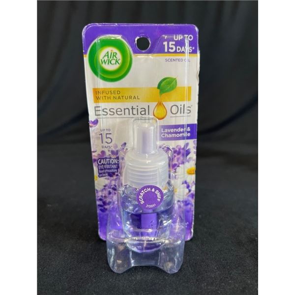 12X AIR WICK ESSENTIAL OILS SINGLE 8 ML LAVENDER