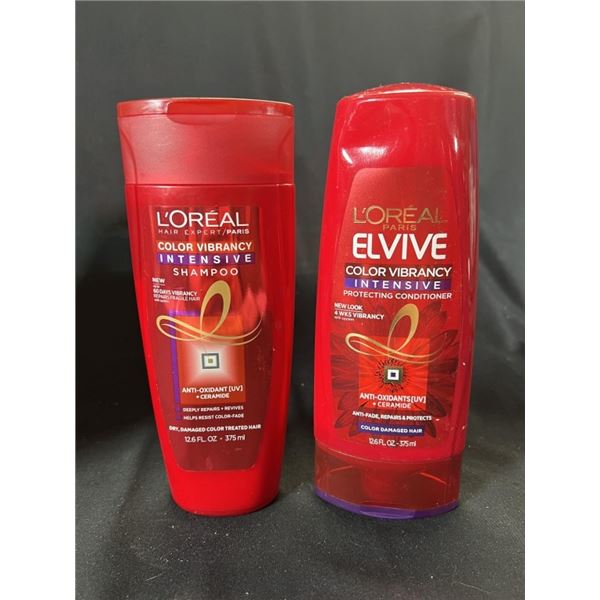 13X LOREAL COLOR VIBRANCY INTENSIVE SHAMP COND