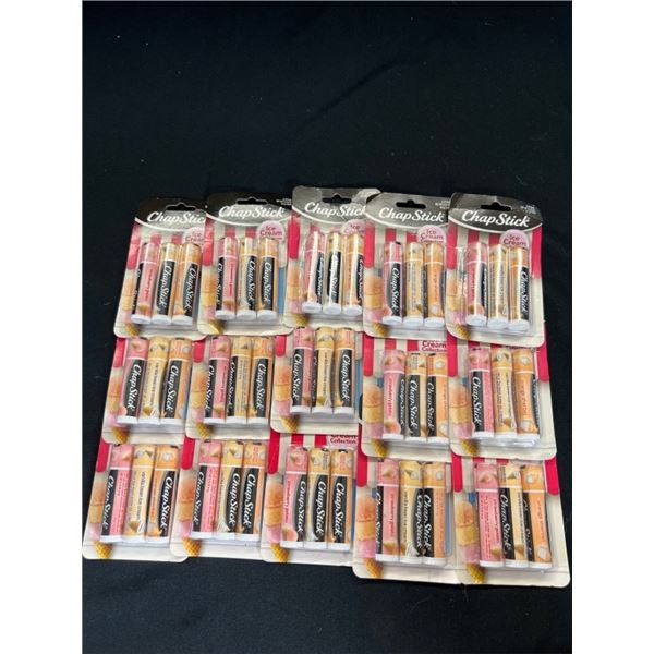 15X CHAP STICK ICE CREAM COLLECTION 3 PACK 4G EACH